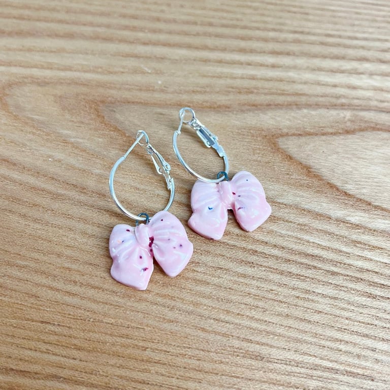 Sløjfe Øreringe billede 2