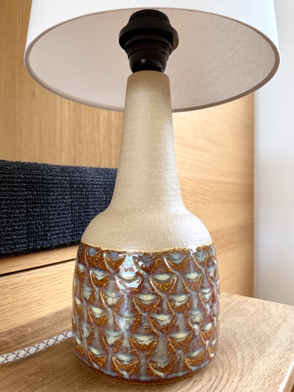 Upcycled vintage bordlampe - Søholm Keramik billede 2