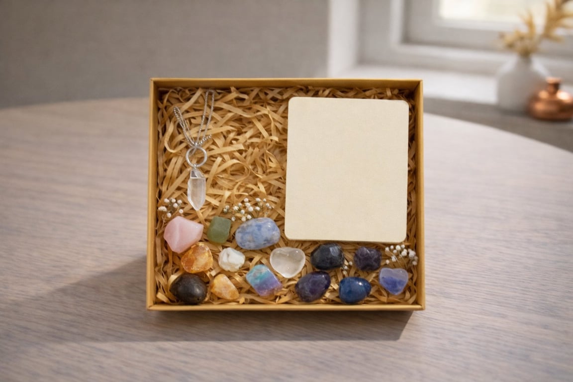 Luna Ritus krystalboks – Energi &amp; Manifestation