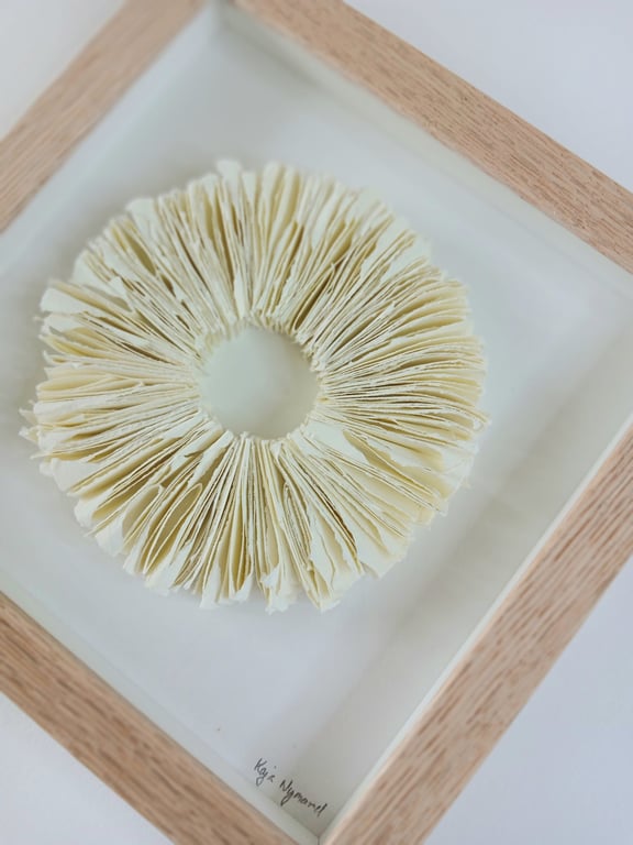 20x20cm relief papirværk, indrammet  (3)