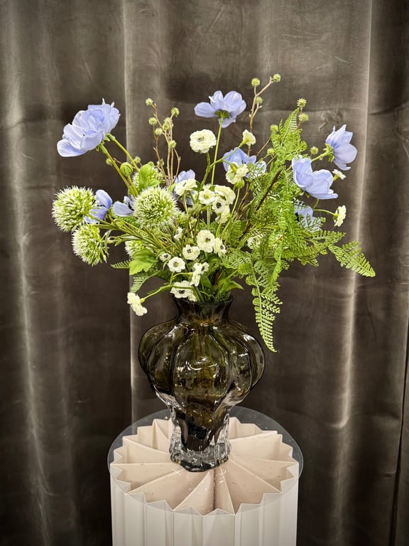 Blå anemone buket billede 3