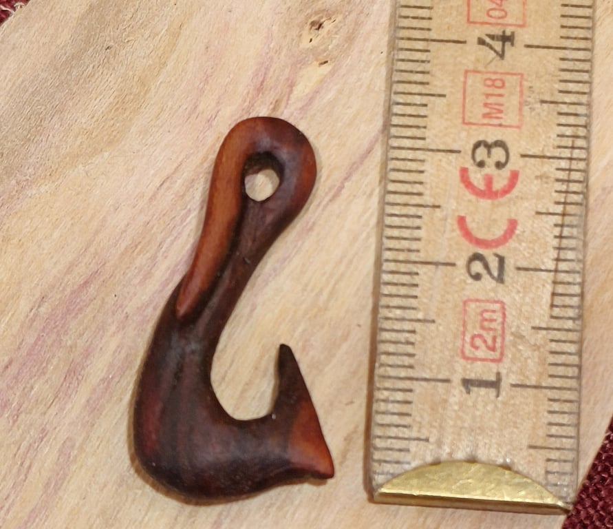 Håndlavet træ Vedhæng