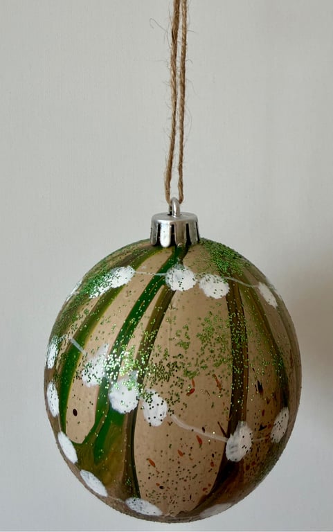 Kunst julekugle 88