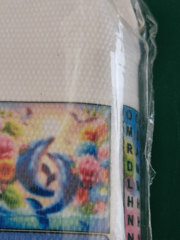 Et pænt billede med nogle delfiner den er 30 ×30 