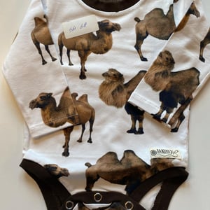 Body med lange ærmer. Størrelse 68 – produktbillede