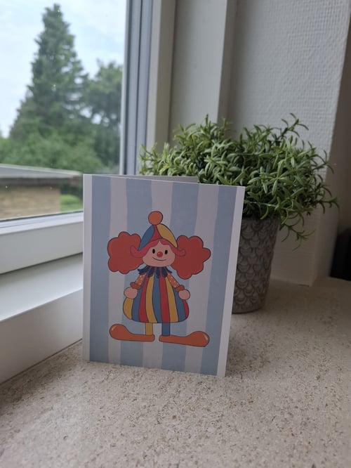 Kort: blå klovn (2)