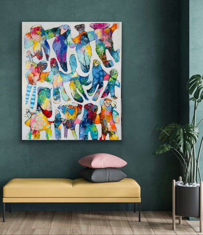 90cm x 120cm billede 2