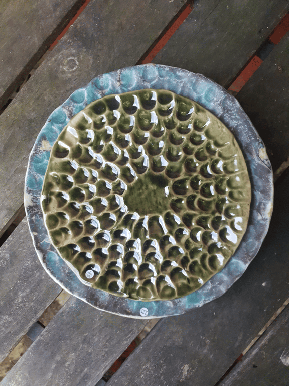 Frokost tallerken/mos grøn  billede 4