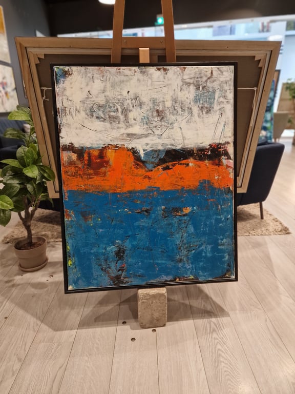 #1314  80 x 100 cm med sort ramme