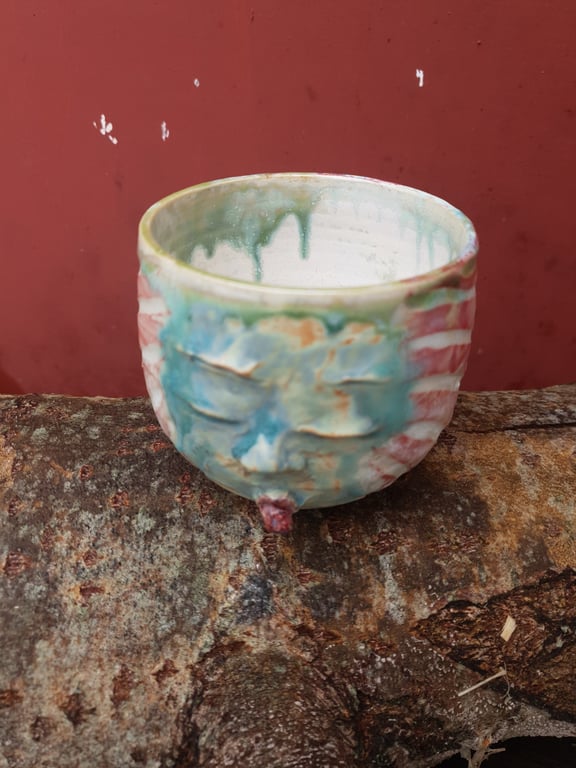 Ansigtskop der rækker tunge billede 2