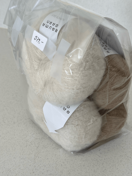 Kit: Halsrør i sekvensstrik - garn og opskrift (6)