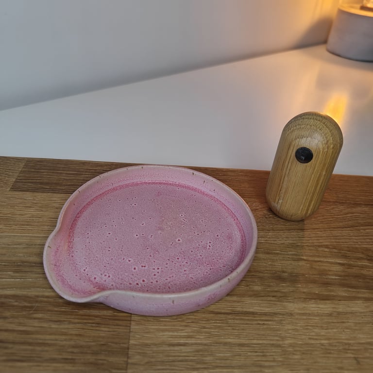 Lyserød spoonrest 