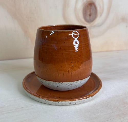 Latte-kop i brun (2)