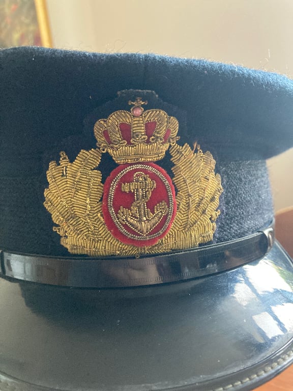 Uniforms kasket - Søværnet Officer (2)