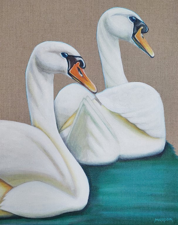 Skal vi stikke af? © 40x50cm billede 3