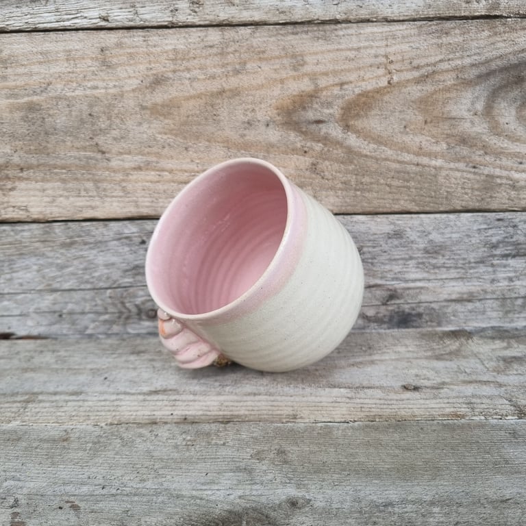 Isvaffel kop lyserød billede 2