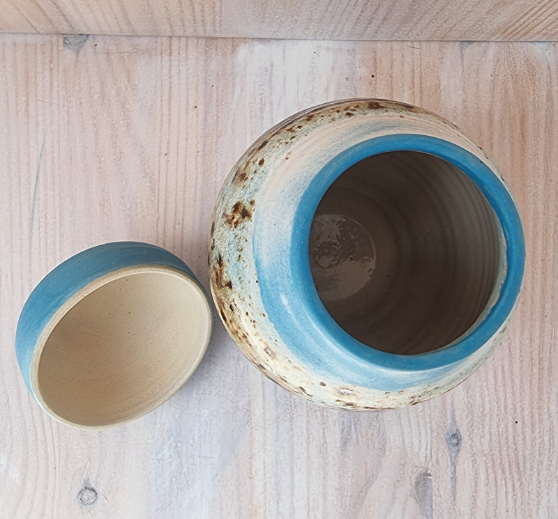 Lågkrukke/vase. billede 2