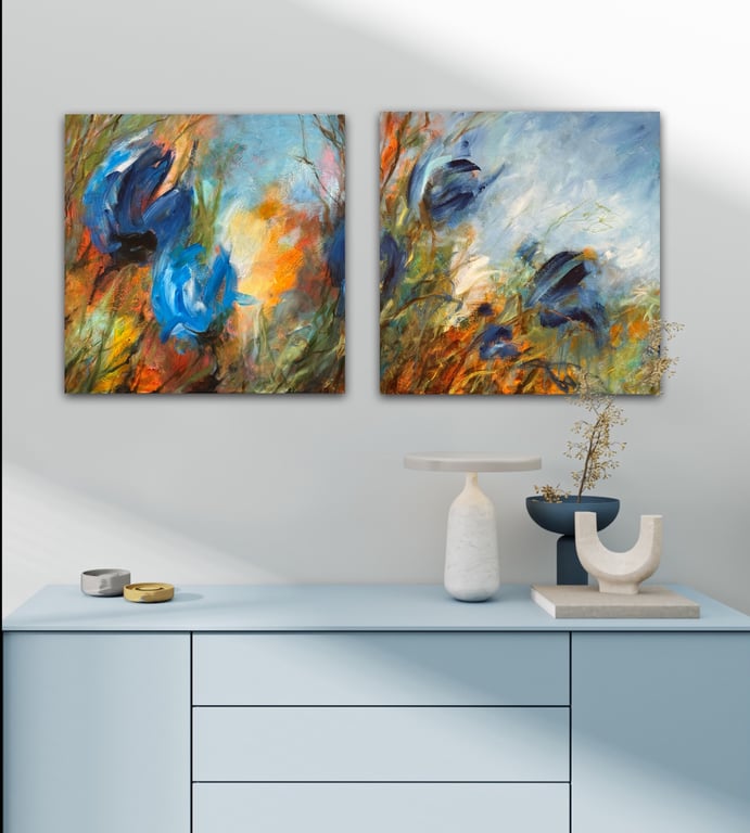 Blue summer II SOLGT billede 2