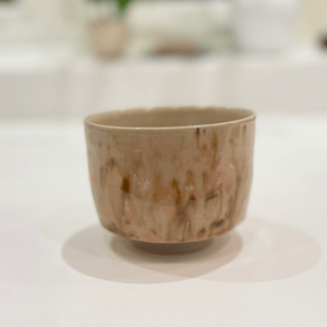 Kop uden hank, mini matcha i beige/brun/rosa – produktbillede