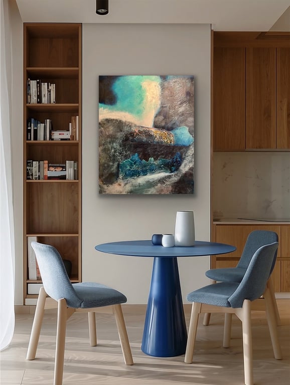 "In the ocean 2" 100x80 cm