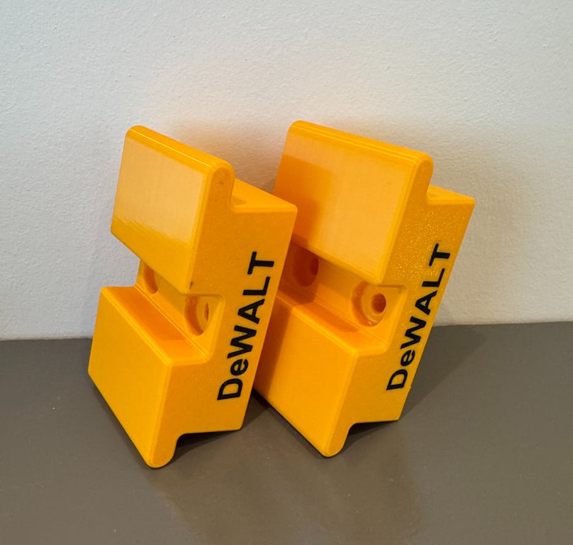 Dewalt vægbeslag til kap-/geringssav med logo billede 2