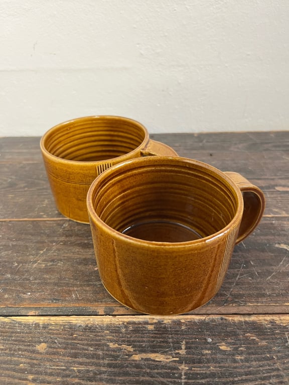 Kop med hank, brændt karry billede 2