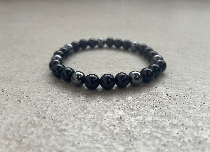 Sort Turmalin med Hæmatit - Kvalitet AA