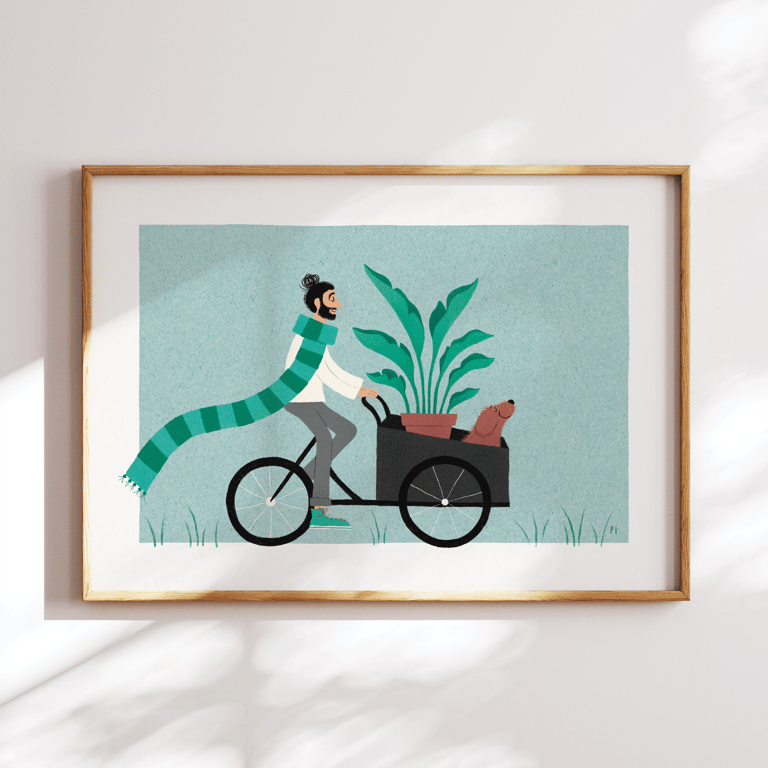 Cykeltur i det grønne – plakat billede 3