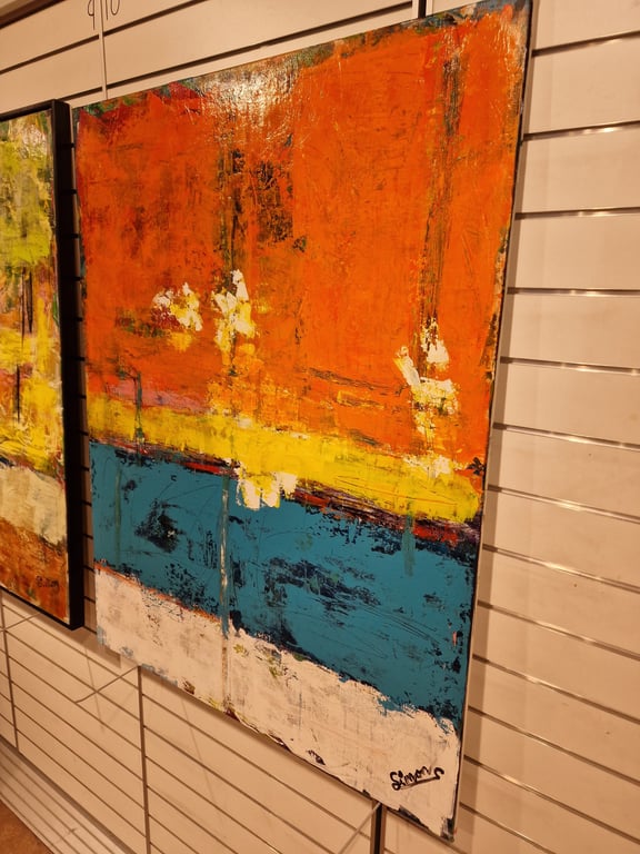 #1235  kunstværk 100 x 130 cm