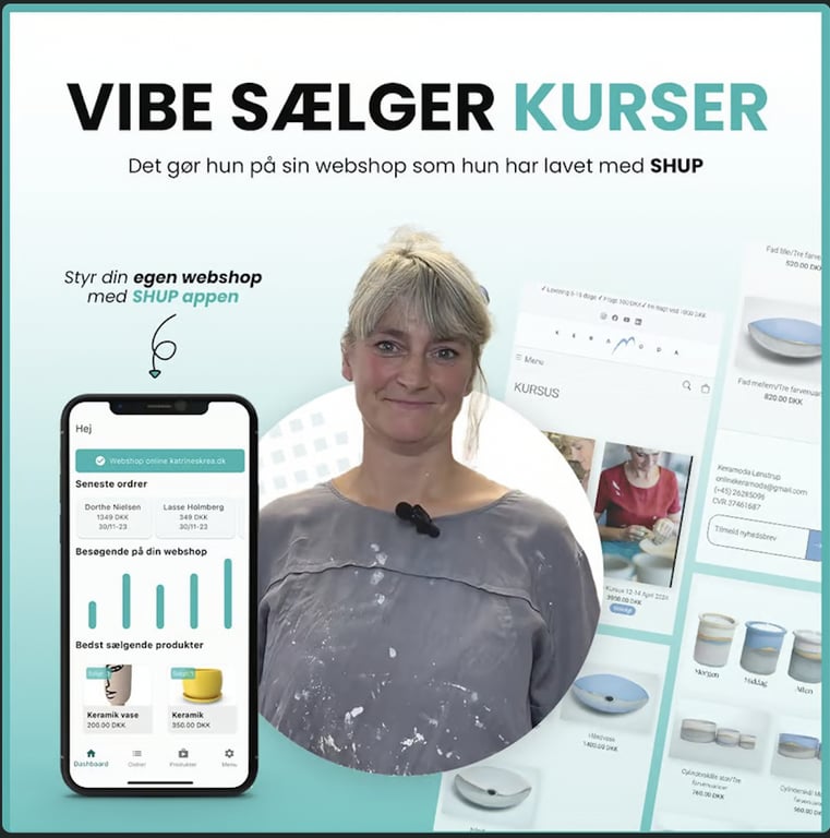 Kop med glans