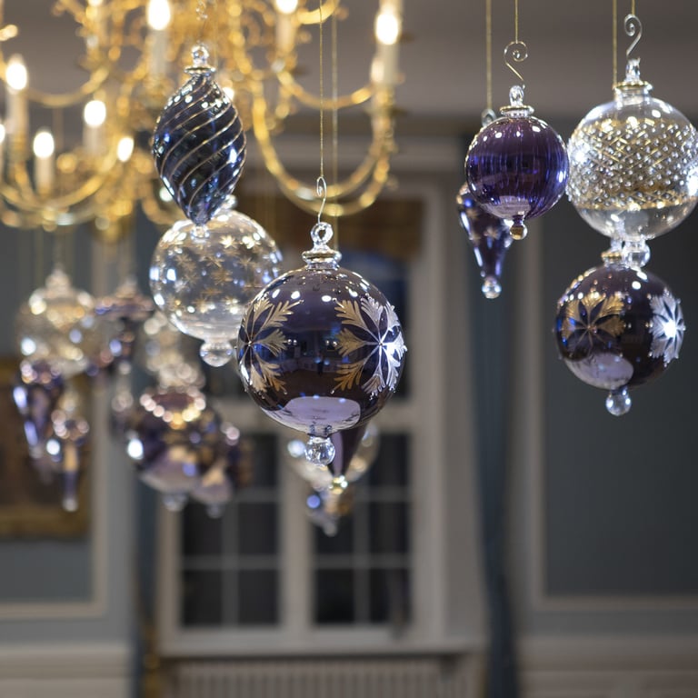 JULEKUGLE DESIGN 1001 GOLDEN MED GULD billede 8