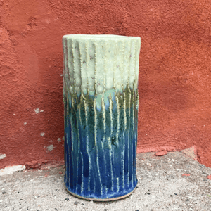 Vase, rillet – produktbillede