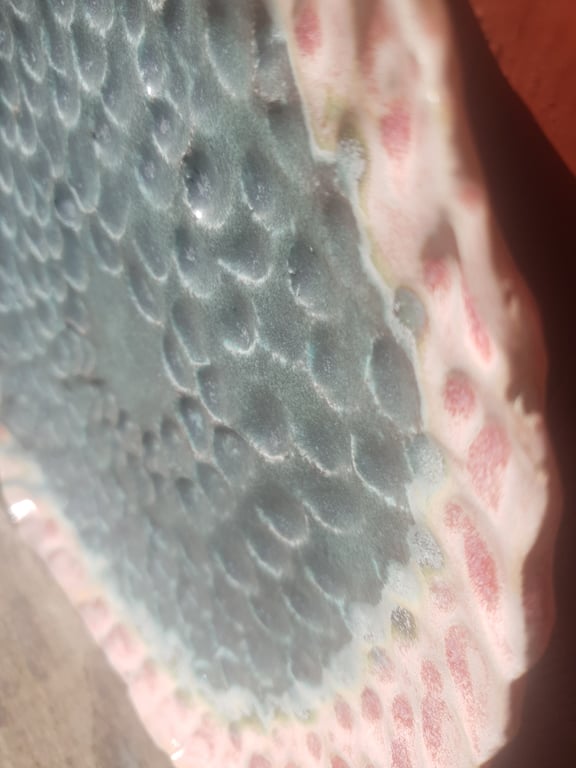 Rosa hav fad/spisetallerken  billede 4