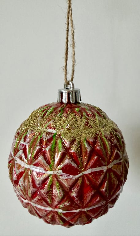 Kunst julekugle 35