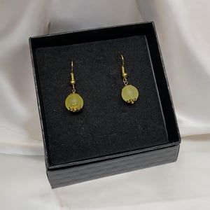 Gule Øreringe – produktbillede