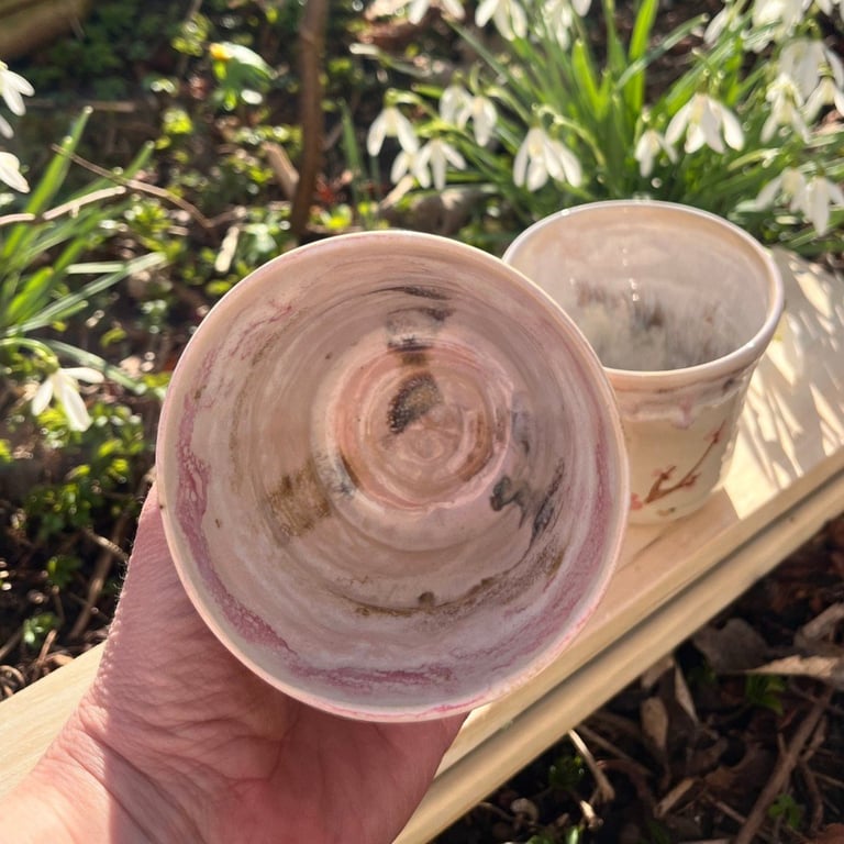 Sakura Kop uden hank – håndlavet keramik billede 4