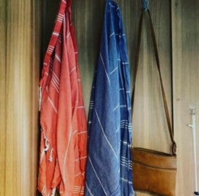 Hammam håndklæde - Konge Blå (5)