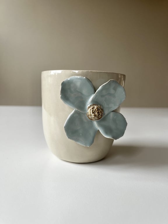 Blå blomsterkop No.9 billede 2