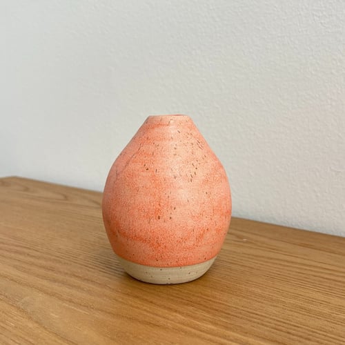 Orange vase med mat glasur (2)