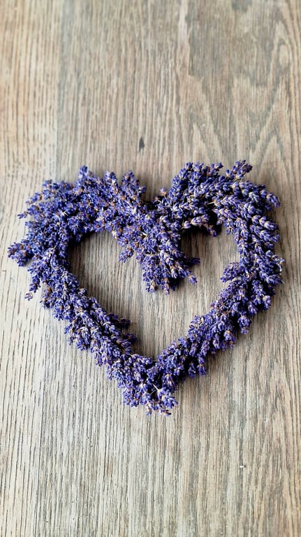 Lavendel hjerte