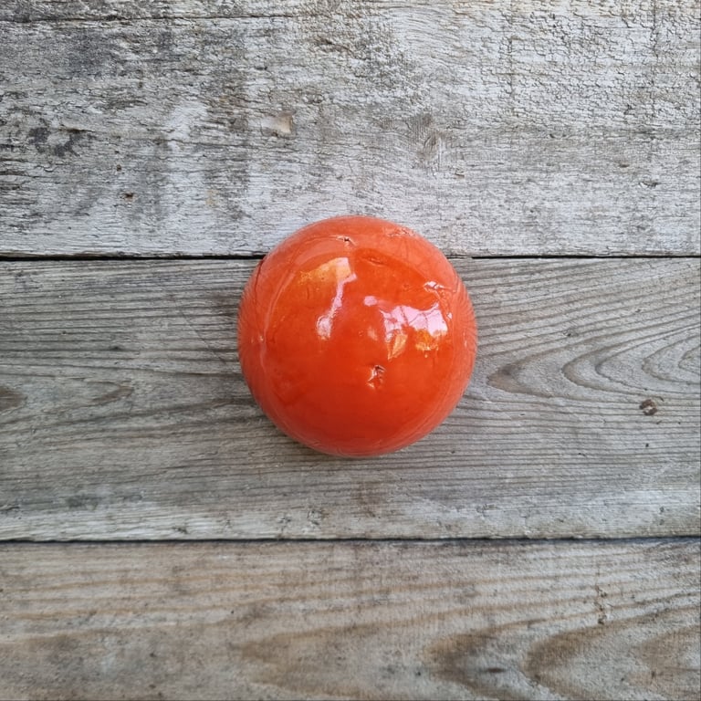 Halvkugle orange rød