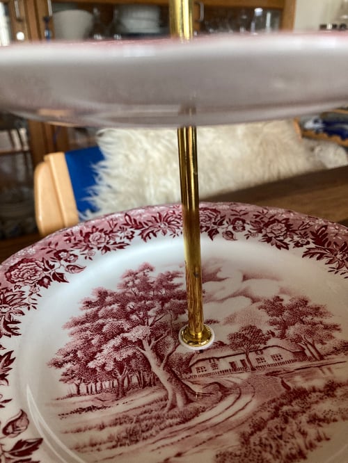 Kageopsats engelsk porcelæn (3)