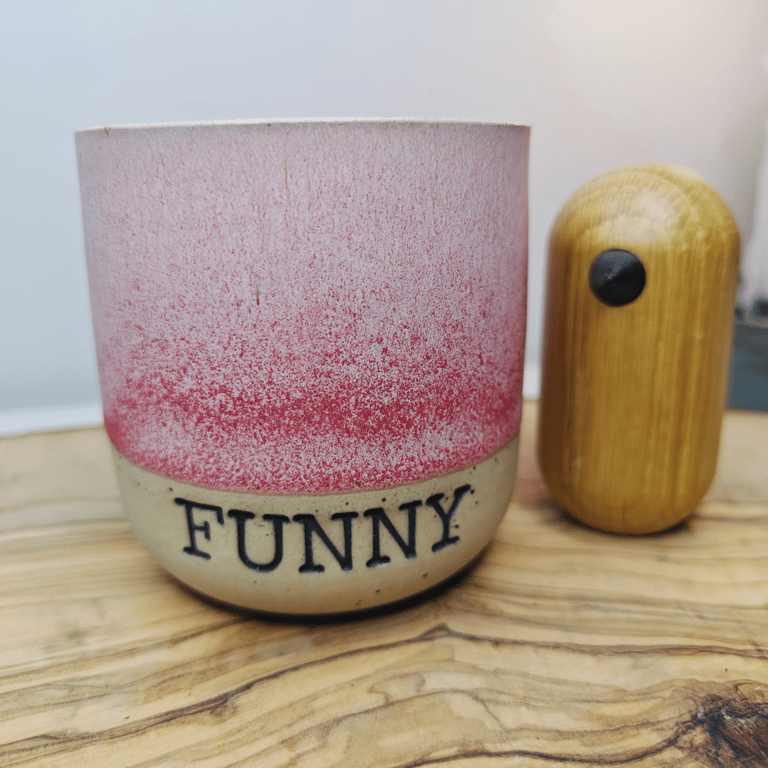 Lyserød FUNNY kop