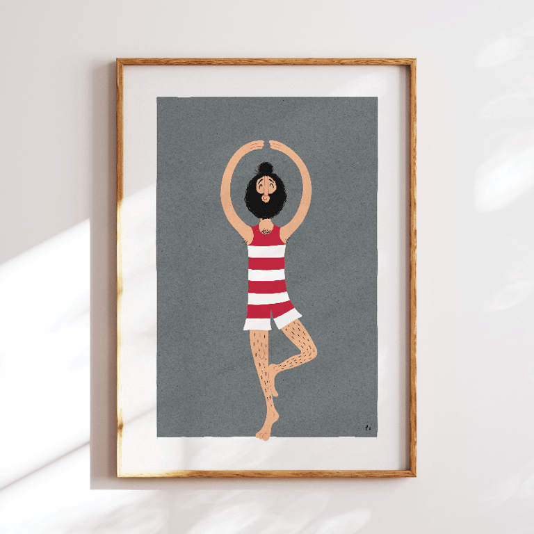 Badutspringer – plakat billede 3