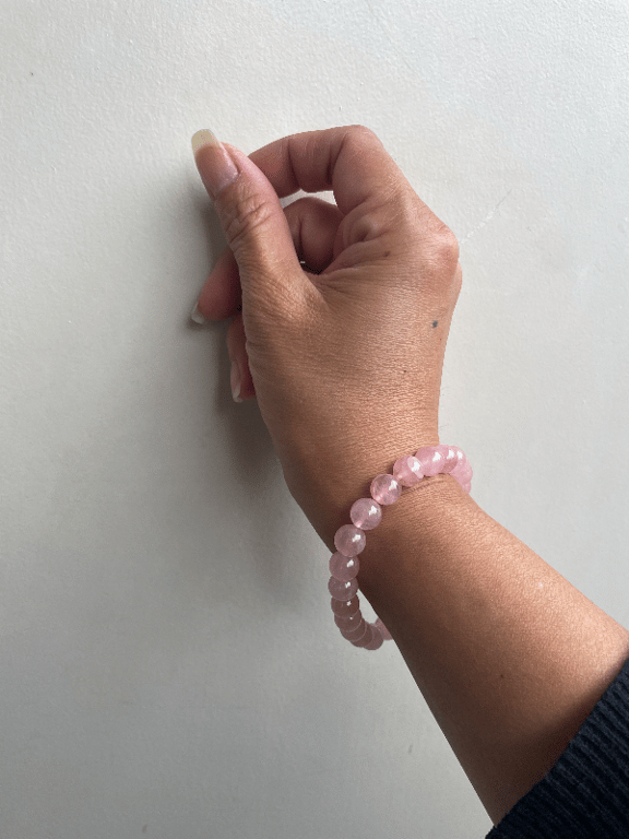 Rosakvarts Madagaskar Royal - Kvalitet AAAA billede 7