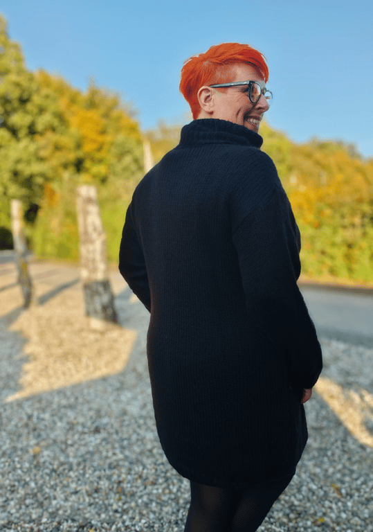 Mulle Strik Kjole Sort billede 3