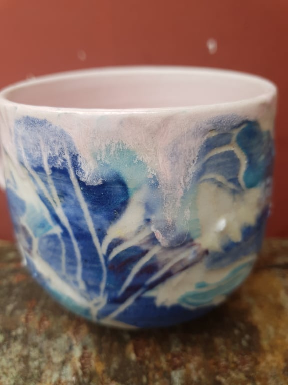 Malerisk kop med hank billede 4