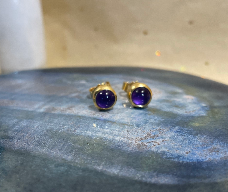 Unika ørestikker amatyst 