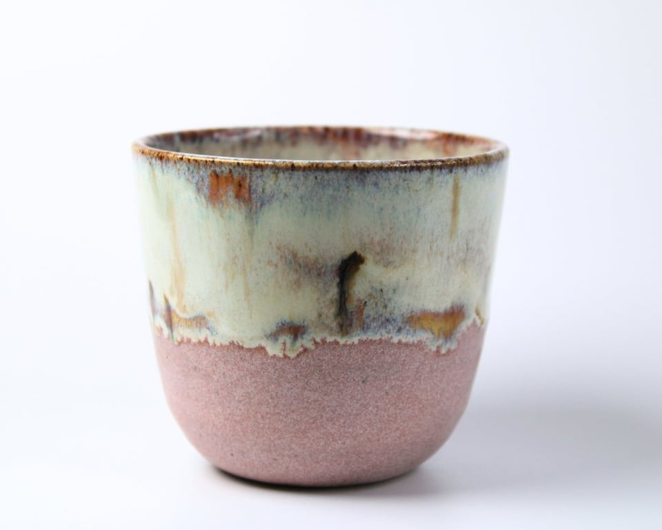Krus - Rosa og lys m. pletter