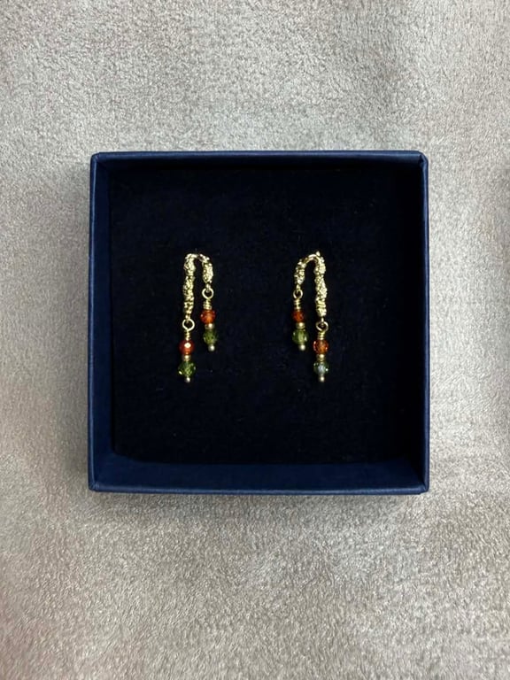 Kalea - Øreringe (Forgyldt Sterling Sølv)